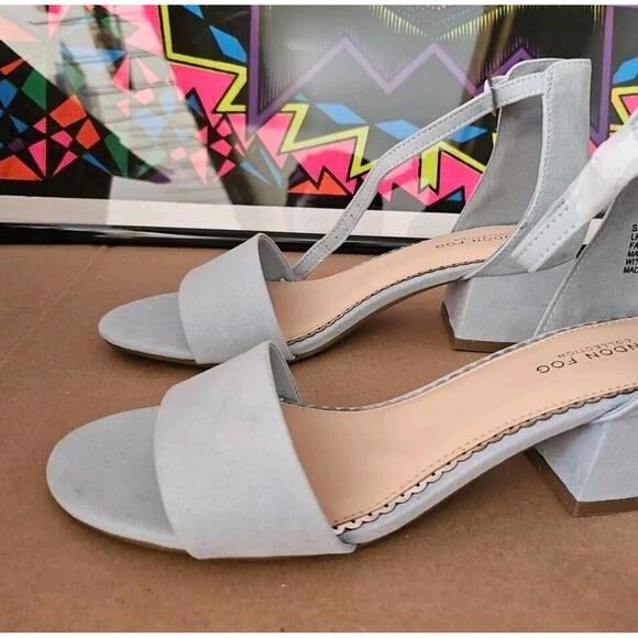 WOMENS London Fog LFW-NIKKI baby blue micro heel Size 8 M, cute - #00t - Picture 2 of 13